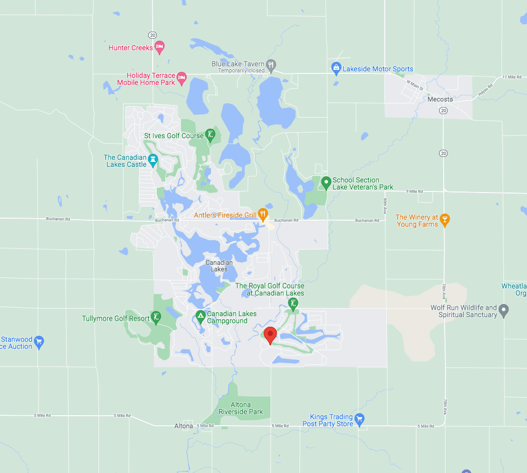 Build Your New Home on the Golf Course in Canadian Lakes, Michigan!