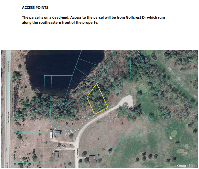 Create Your Retreat on this 0.34 Acre Lot Nestled Between a Lake and Golf Course in Cheboygan, MI!