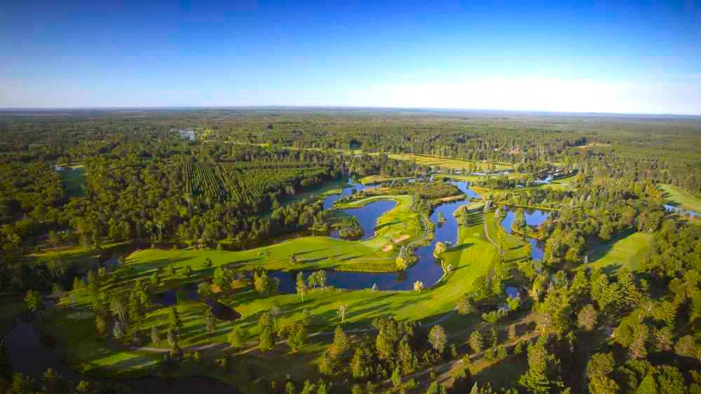 Vacation-Style Living near Michigan's Garland Woods Golf Resort!