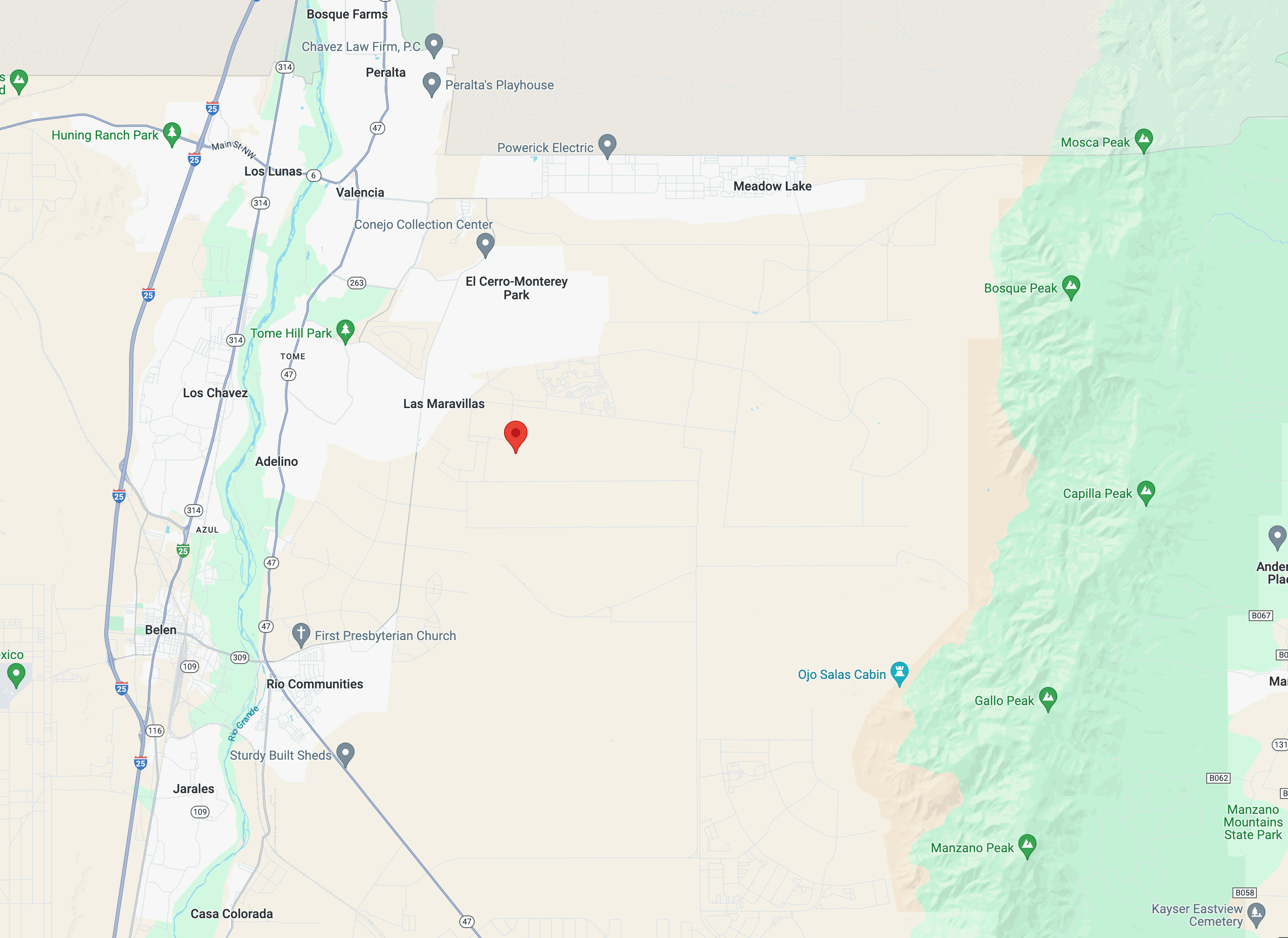 Corner Lot in Booming Valencia County, New Mexico!