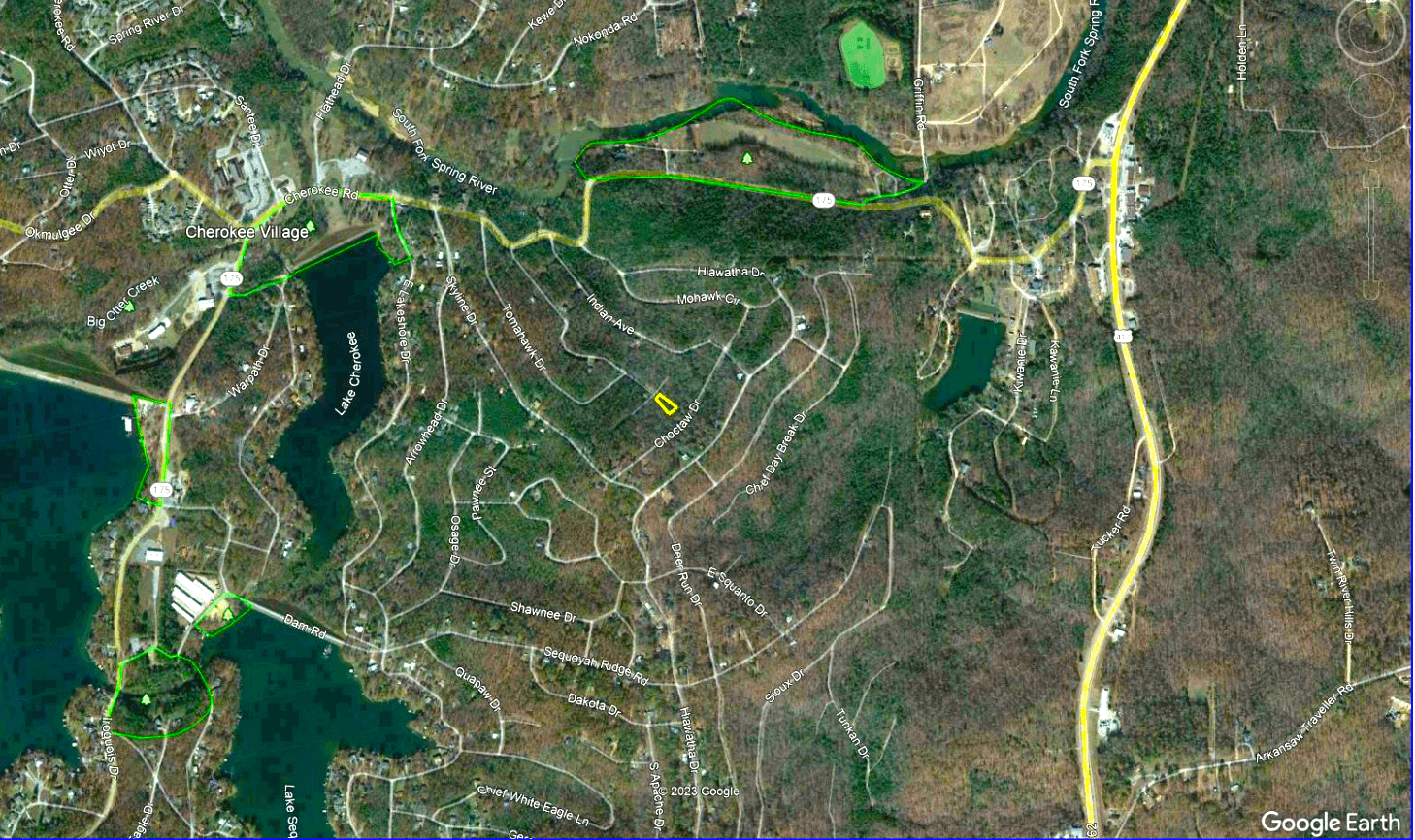 Build in Cherokee Village, Arkansas!