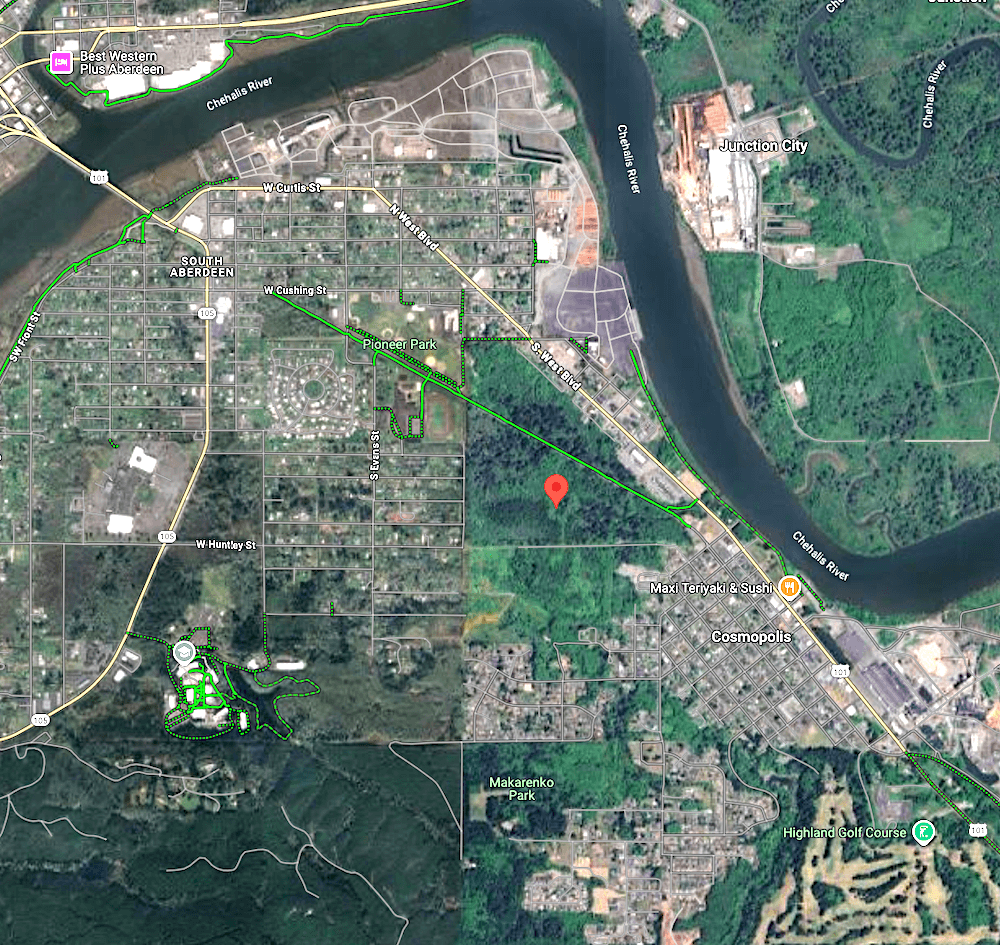 Grays Harbor, Washington Lot 15 Miles from the Pacific Ocean!