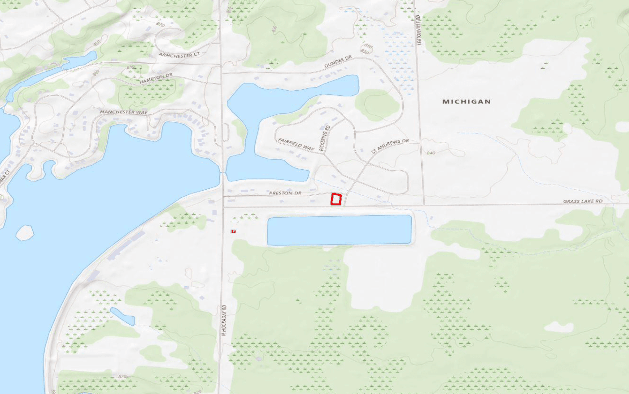Buildable, Corner Lot in Sugar Springs, Michigan!