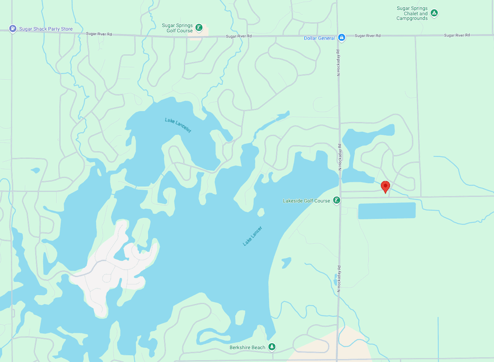 Buildable, Corner Lot in Sugar Springs, Michigan!