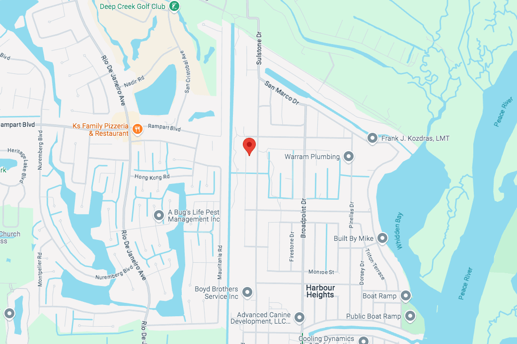 Live in Harbour Heights, Charlotte County, Florida!