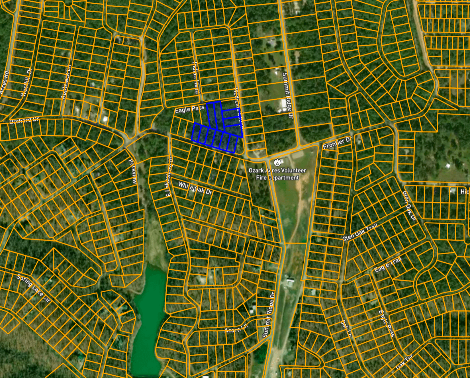 11 Adjacent Lots in Ozark Acres, Arkansas: Build, Invest or Live Here!