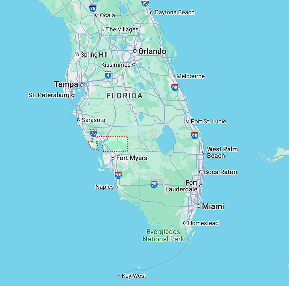 A Stone's Throw from the Peace River In Charlotte County, Florida!