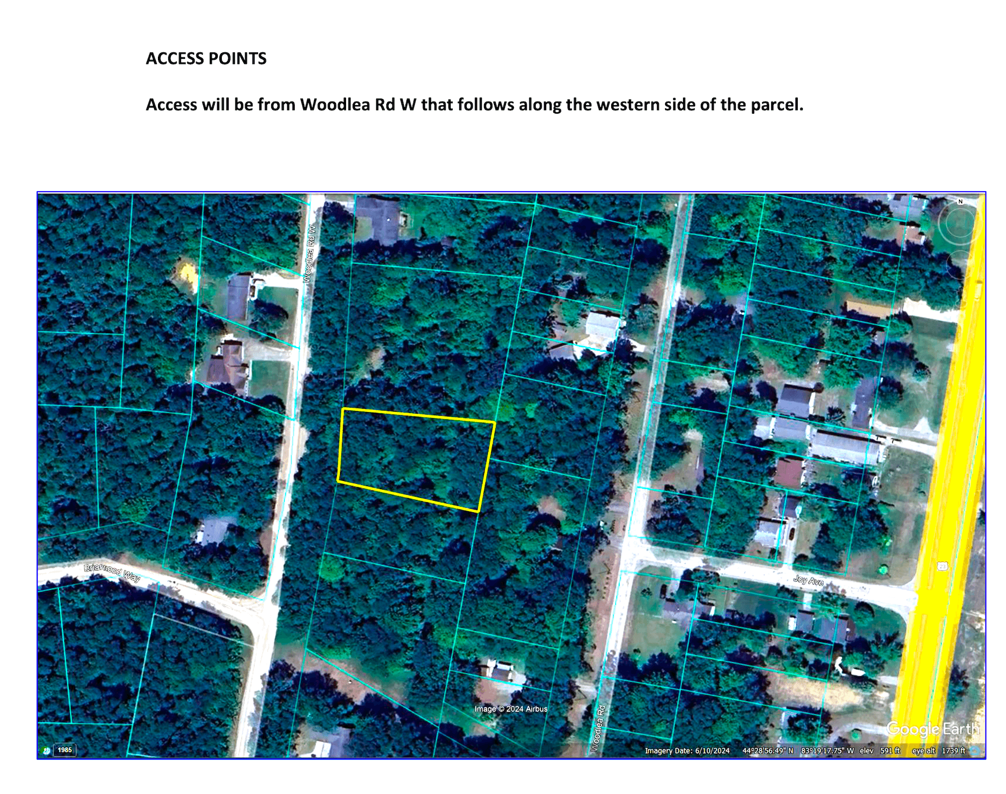 Over Half-An-Acre Homesite in Iosco County, Michigan!