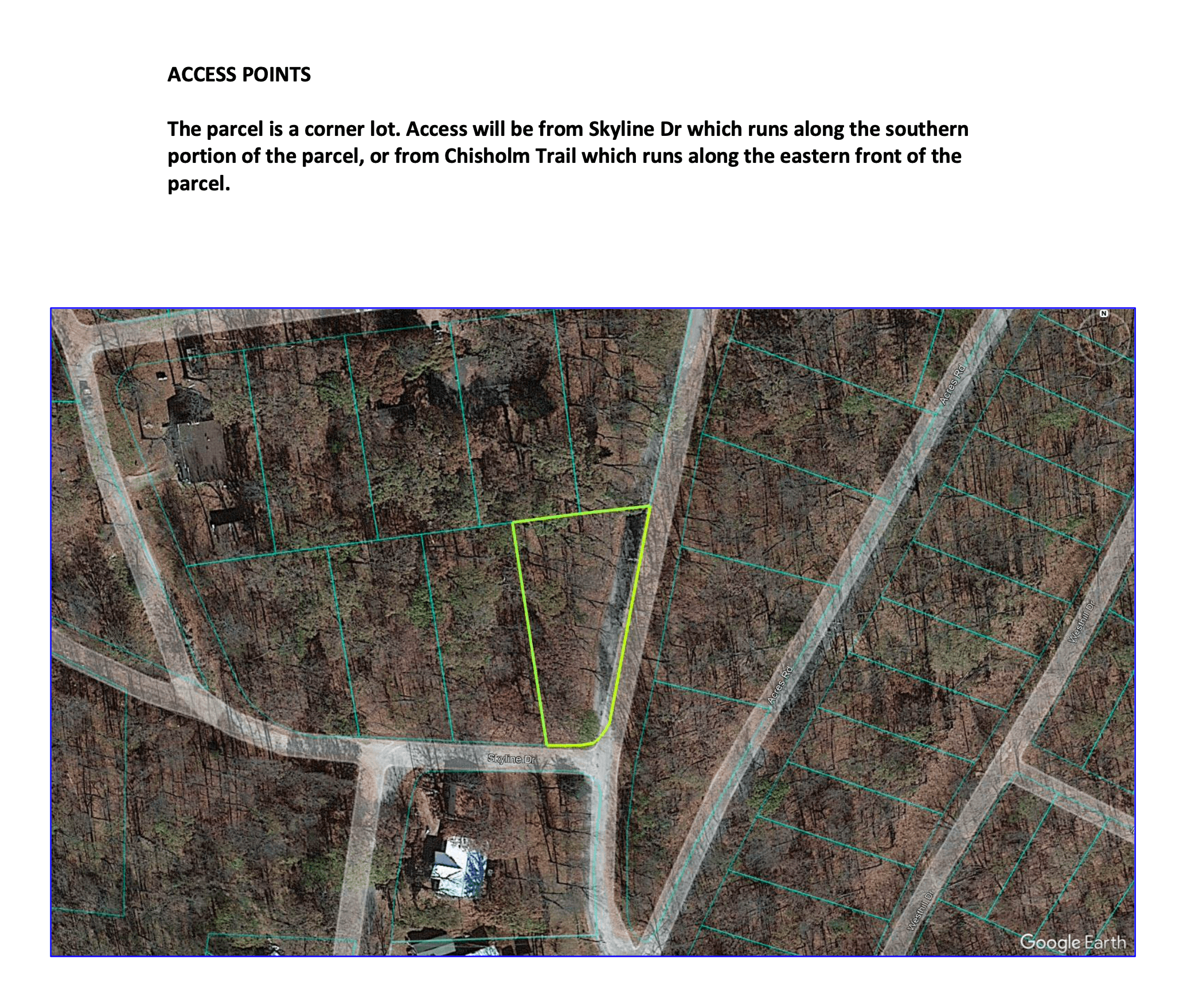 Build on this Corner Lot in Ozark Acres, Arkansas!