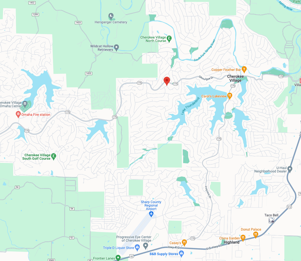 Build Your Dream Home in Beautiful Cherokee Village Community, Sharp County, Arkansas!