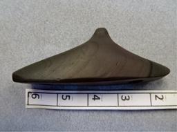 Spineback Gorget - 4 1/2 in. - Red Banded Slate