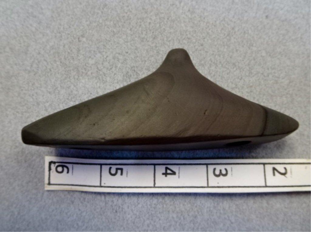 Spineback Gorget - 4 1/2 in. - Red Banded Slate