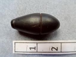 Plummet - 1 3/4 in. - Hematite - Double Grooved