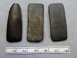 Three Undrilled Pendants/Gorgets - 3 1/2 / 3 3/4