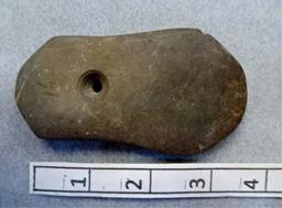 Keyhole Pendant - 3 3/4 in. - Banded Slate