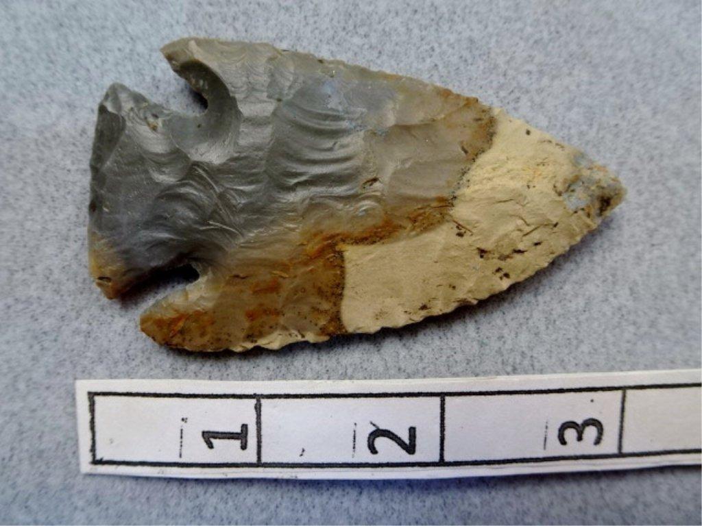 Archaic Diagonal Notch  - 3 in. - Flint