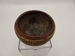 Red Bowl - 4 1/2 in. - with design - Southwest