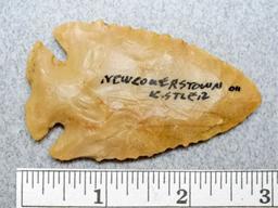 Archaic Notched Base Point - 2 3/4 in. - Flint