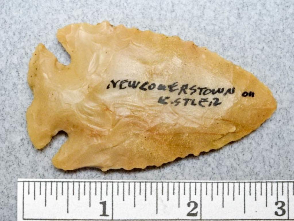 Archaic Notched Base Point - 2 3/4 in. - Flint