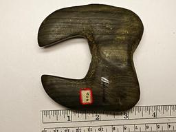 Notched Ovate - 3 3/4 in. - Banded Slate