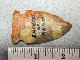 Archaic Side Notch Point - 2 1/4 in. - Flint