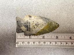 Archaic Concave Base Corner Notch Point - 3 in.