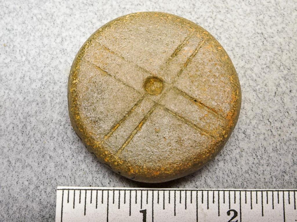Discoidal - 2 in. - Sandstone - Scioto Co.