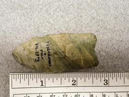 Paleo Fluted Point - 2 3/4 in. - Indiana Green
