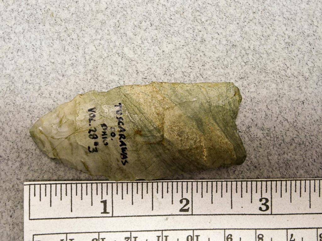 Paleo Fluted Point - 2 3/4 in. - Indiana Green
