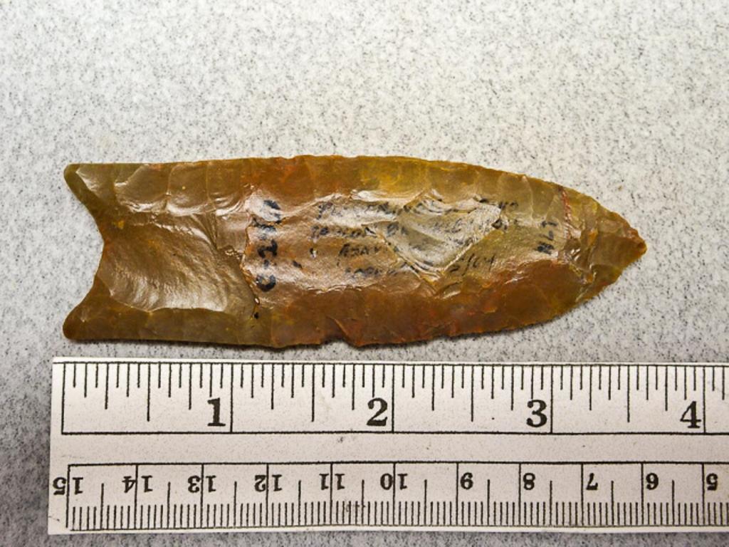 Fluted Point - 3 1/2 in. - Carter Cave Flint