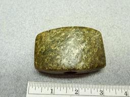 Bannerstone - 3 in. - Brown Steatite - Alexandra