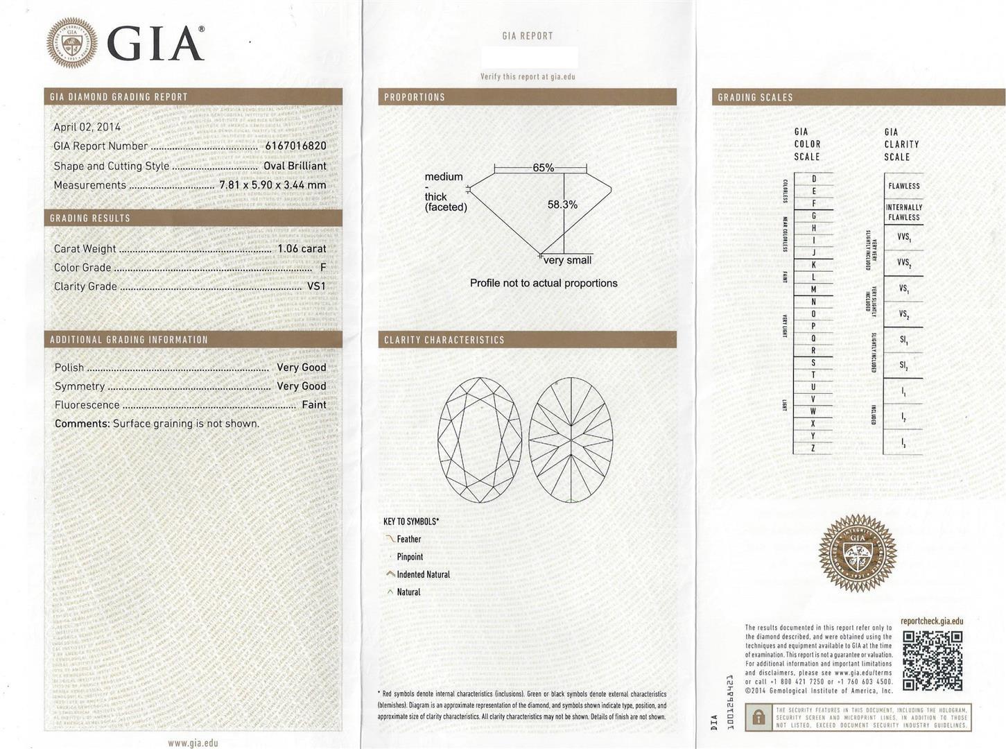 GIA Cert 1.51 ctw Diamond Ring - 18KT White Gold