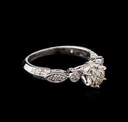 0.80 ctw Diamond Ring - 18KT White Gold