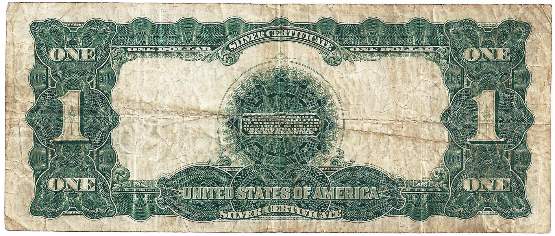 1899 $1 Black Eagle Silver Certificate Note