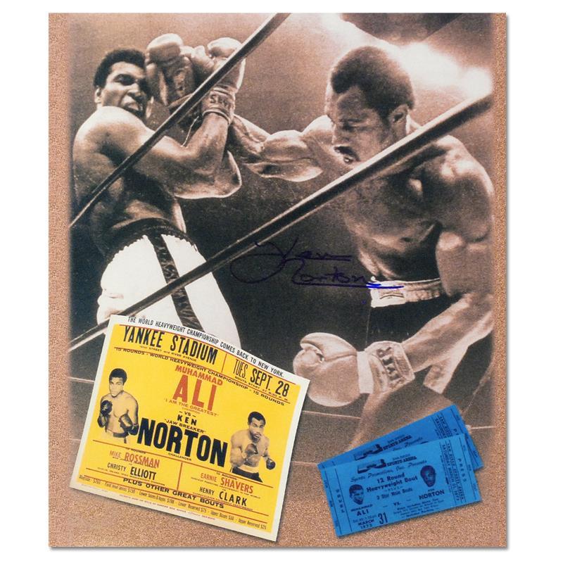 Ken Norton Photo Ticket Signed Photo by Norton