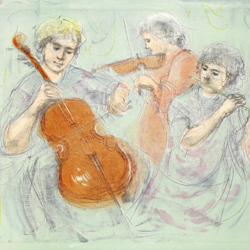 Trio by Hibel (1917-2014)