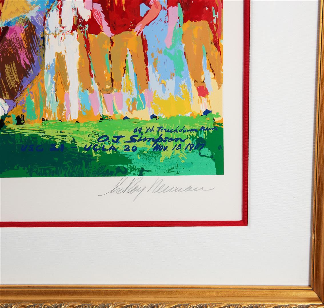 "USC vs. UCLA" by LeRoy Neiman - Limited Edition Serigraph
