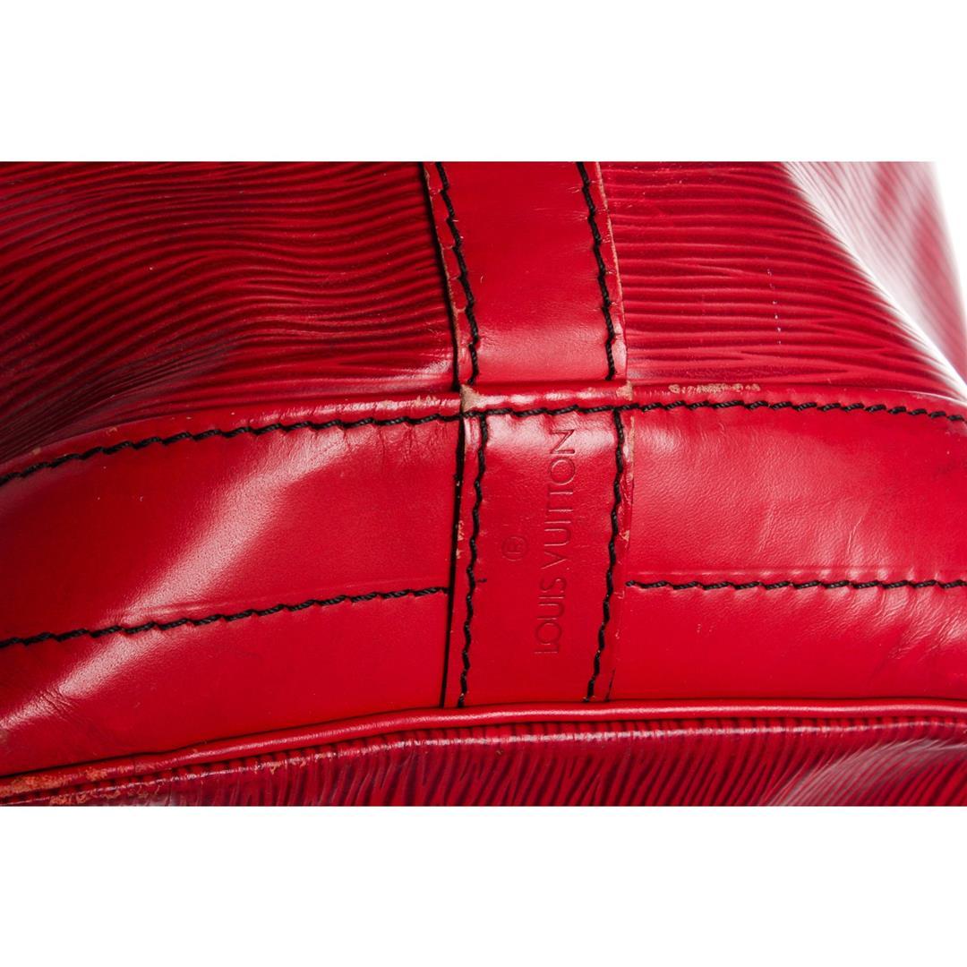 Louis Vuitton Red Epi Leather Noe GM Drawstring Shoulder Bag