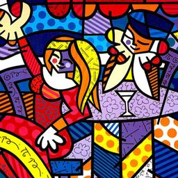 Doing Lunch Again by Britto, Romero