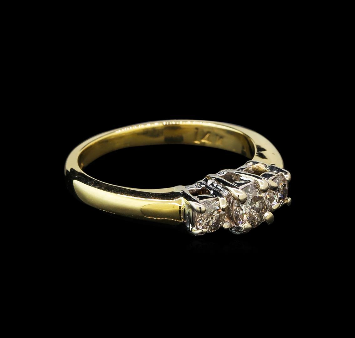 14KT Two-Tone Gold 0.42 ctw Diamond Ring