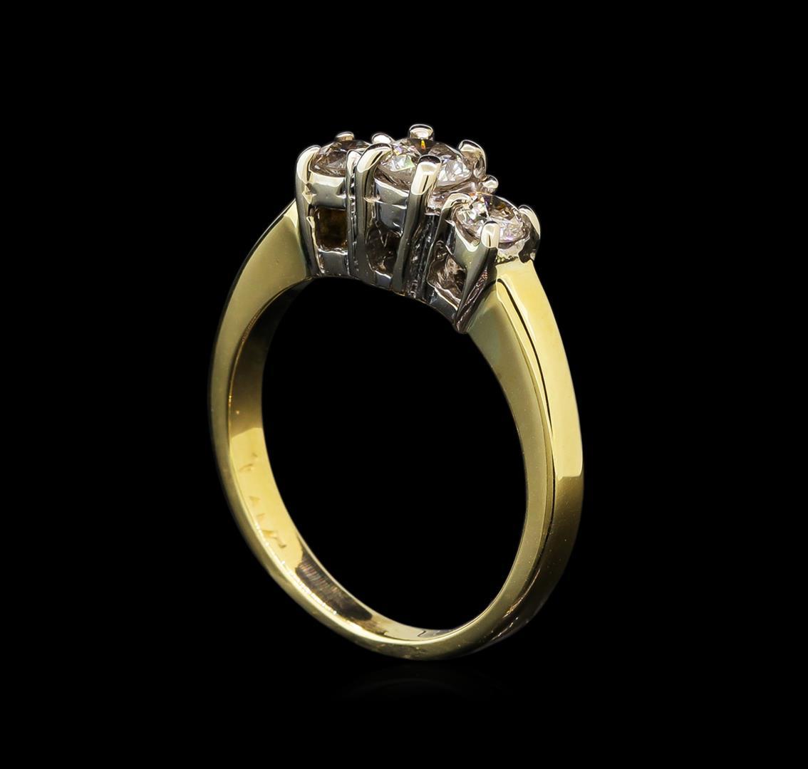 14KT Two-Tone Gold 0.42 ctw Diamond Ring