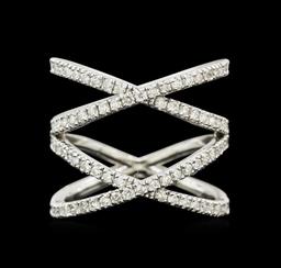0.95 ctw Diamond Ring - 14KT White Gold