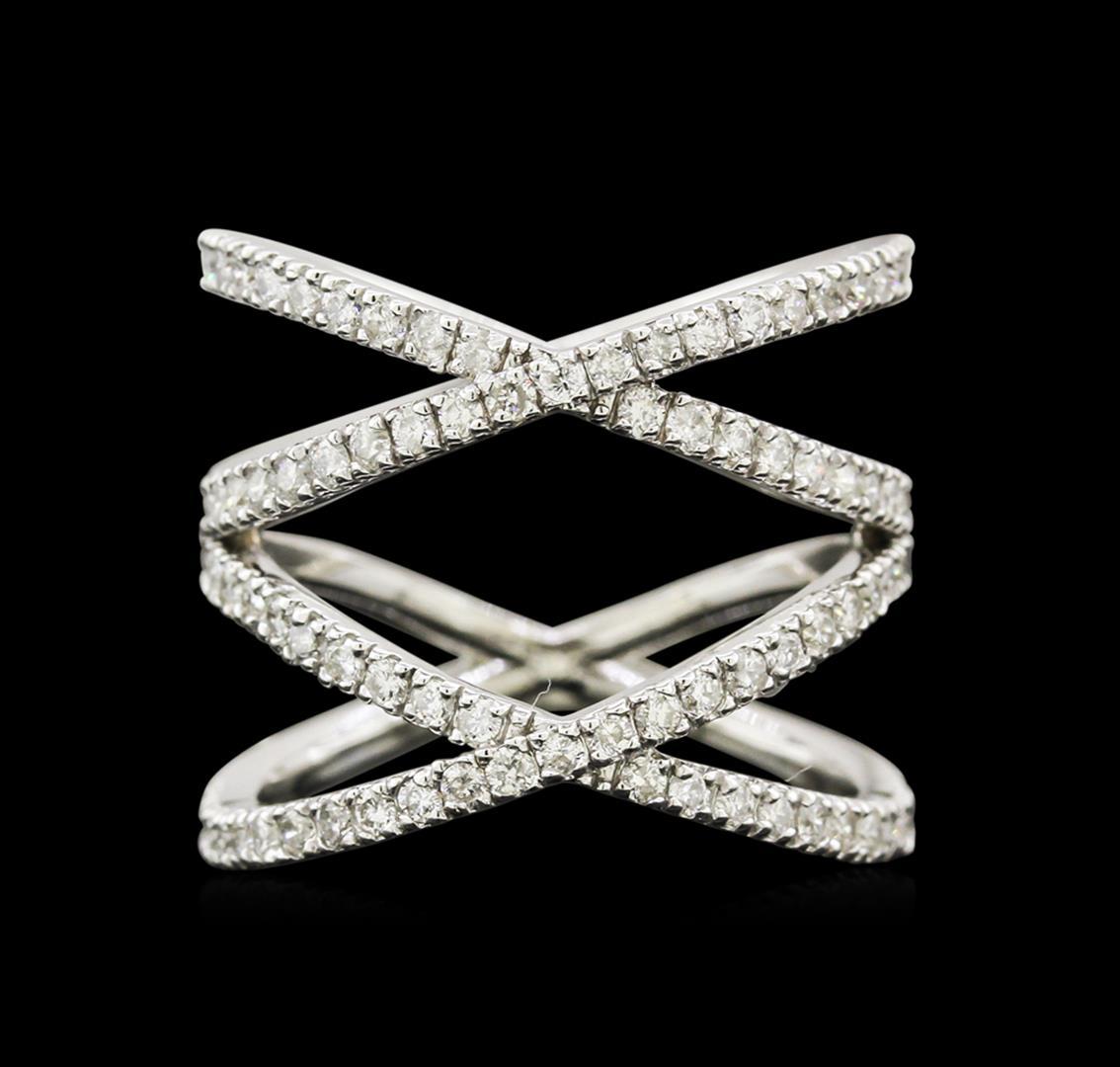 0.95 ctw Diamond Ring - 14KT White Gold