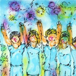 Children's Arms Up by Posnakoff, Yanni