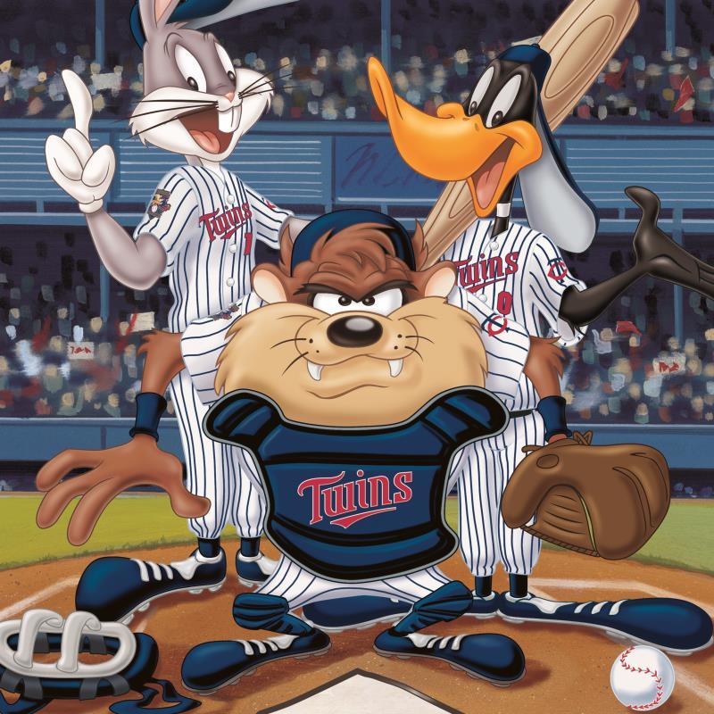 At the Plate (Twins) by Looney Tunes