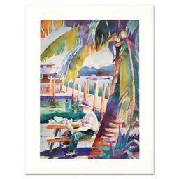 Sissi Janku, "Dockside Catch" Limited Edition Lithograph, Numbered and Hand Sign
