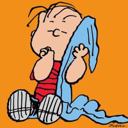 Peanuts, "Linus: Orange" Hand Numbered Canvas (40"x44") Limited Edition Fine Art