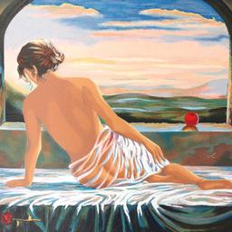 Alexander Borewko, "Sweet Morning" Hand Signed Limited Edition Serigraph with Le