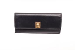 Michael Kors Navy Leather Natalie Flat Wallet