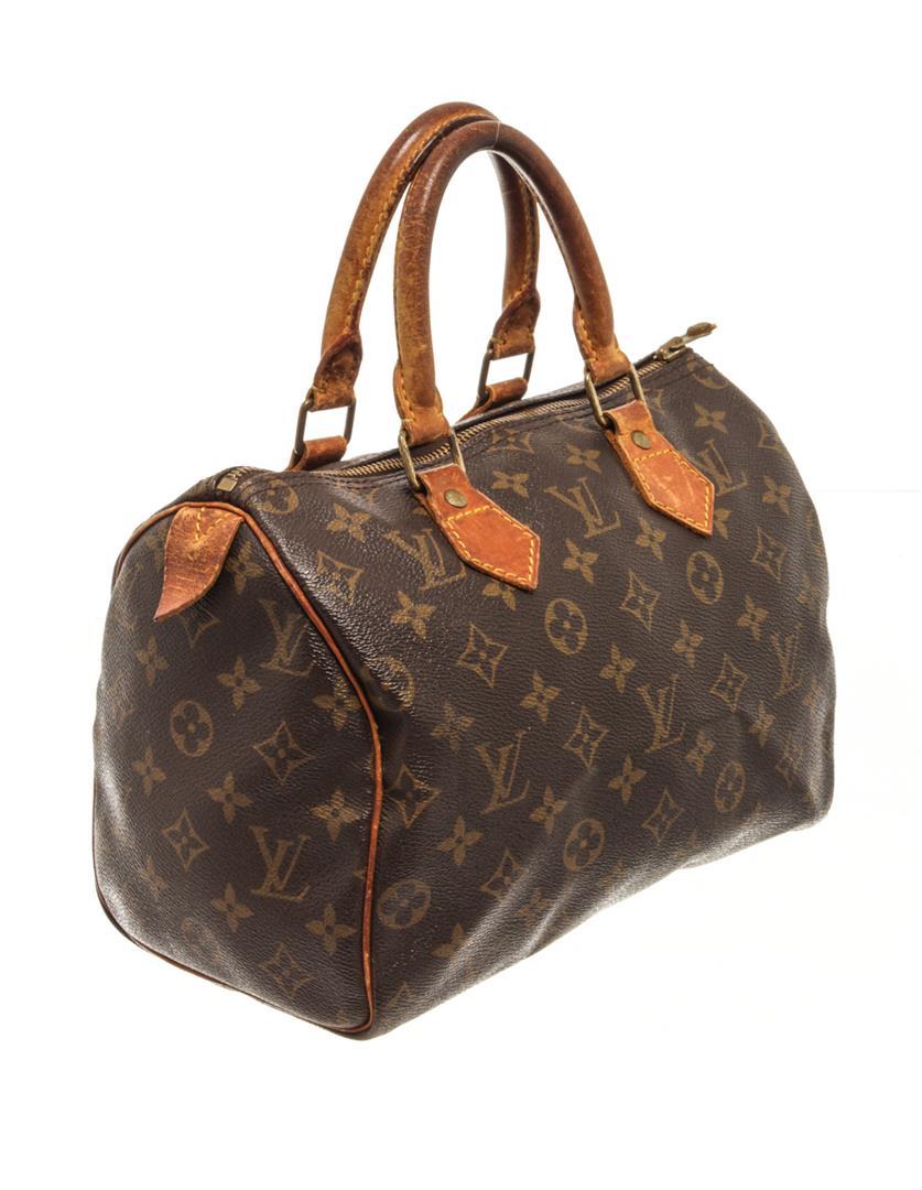 Louis Vuitton Brown Monogram Speedy 25 Cm Handbag